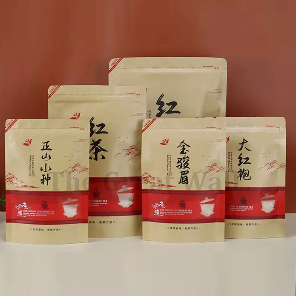 Dragon Well Chinese Green Tea Set Zipper Bags Maojian Tea Sealing No Packing Bag tea packing bags