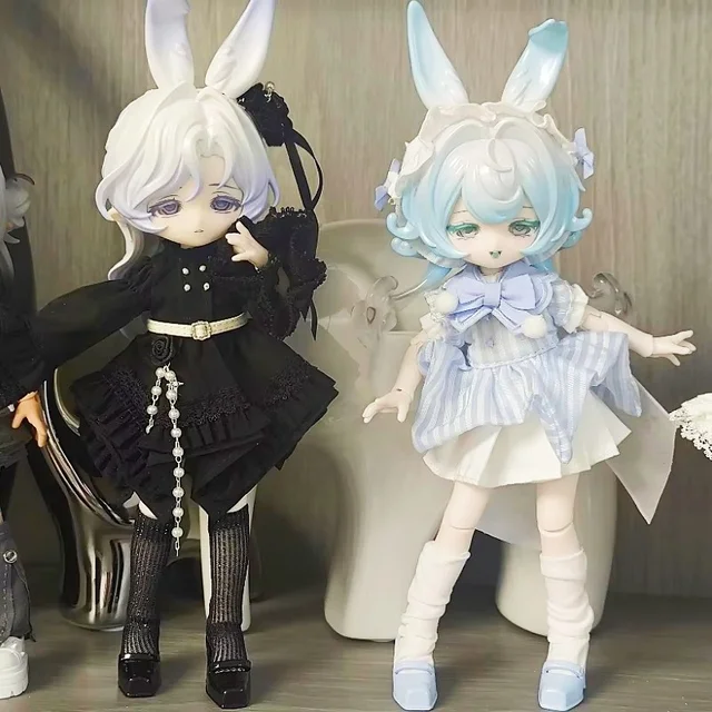Come4free 1/12 Bjd Blind Box Bonnie Meteorological Star Language Series Kawaii Rabbit Bjd Decora  Articulated Action Figure Toys 3