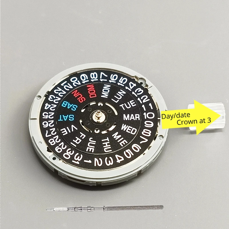 High precision Seiko NH35 NH36 Movement Crown At 3.0/3.8 oclock Automatic Mechanical Movement SKX007 Watch Movement