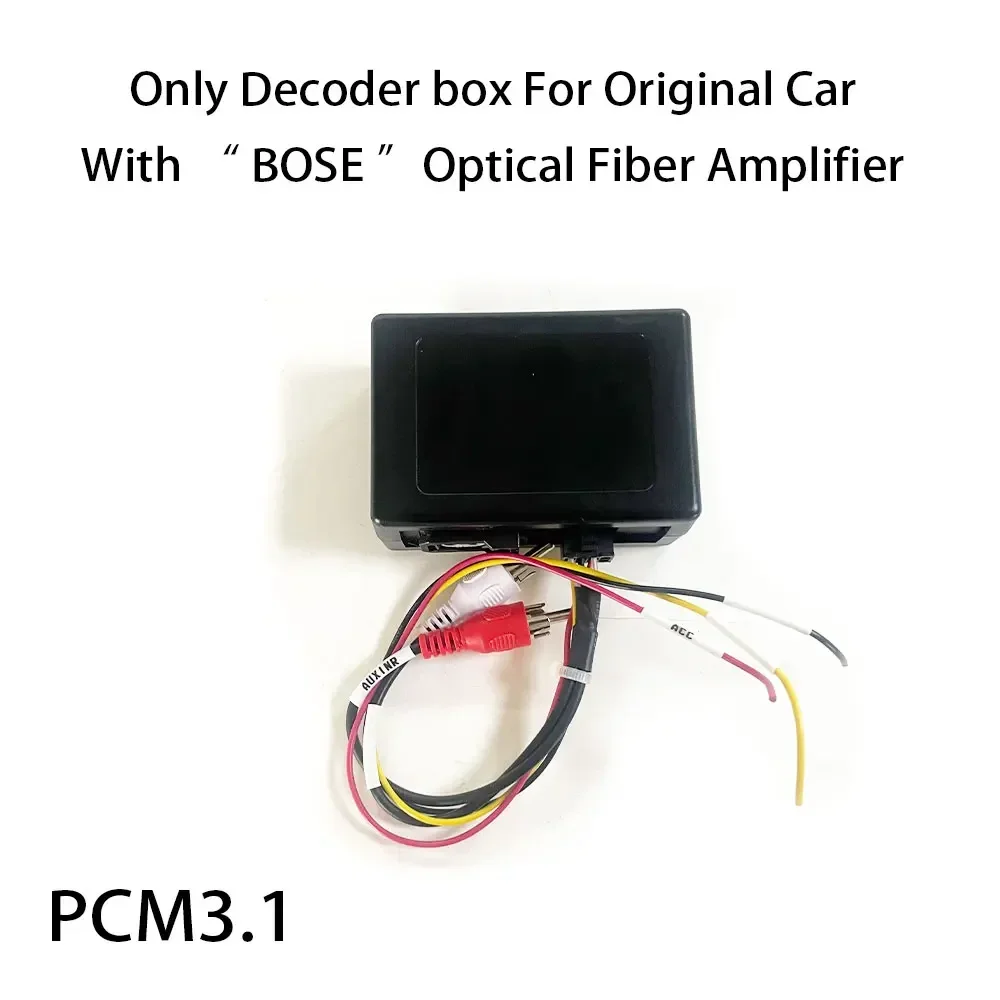 

Fiber Optic Box Price difference Only Decoder box For Original Car With“BOSE”Optical Fiber Amplifier for Porsche
