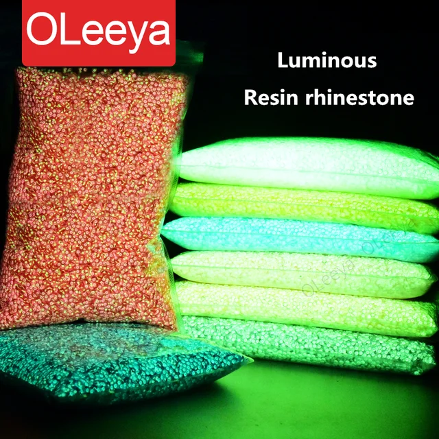 Oleeya Rhinestone High Quality 14400Pcs Wholesale in Bulk SS3-SS20 Flatback  Non Hotfix Rhinestone Glitter Crystal for Nail