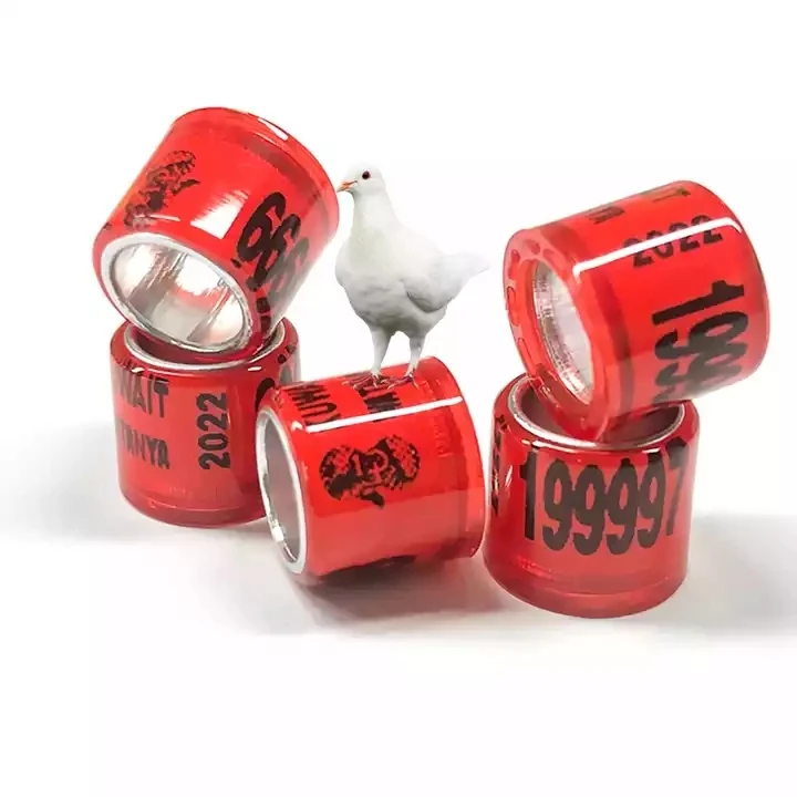 Bird Foot Rings FCI Supplier Metal Bands Canary Pigeon Foot Ring Aluminium Plastic Bird Rings