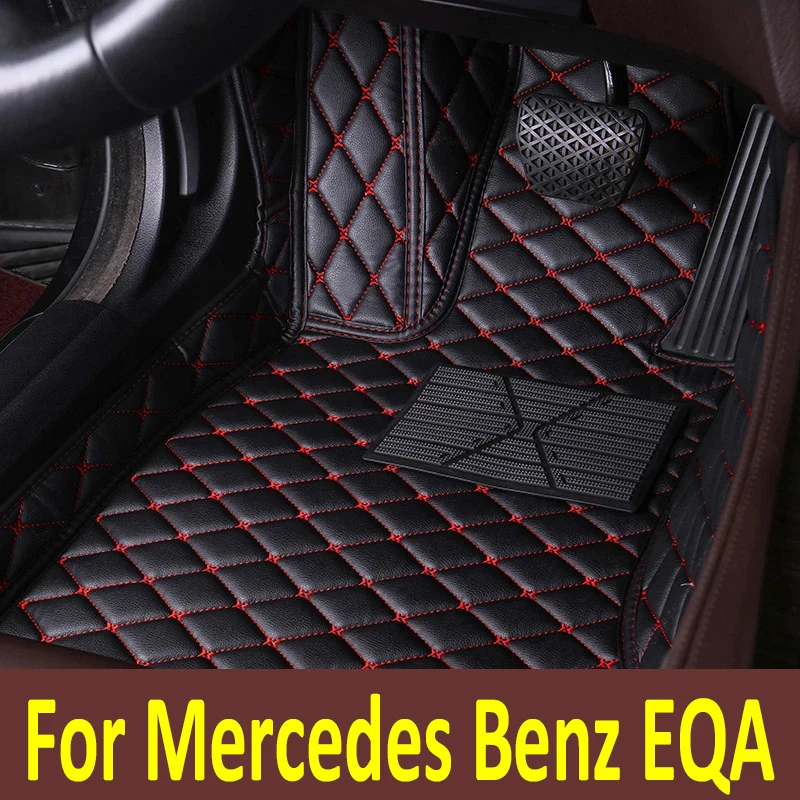 

Автомобильные коврики, полный комплект для Mercedes Benz EQA 2021 ~ 2023, коврики от грязи, водонепроницаемые коврики, автомобильные коврики, аксессуары для интерьера автомобиля