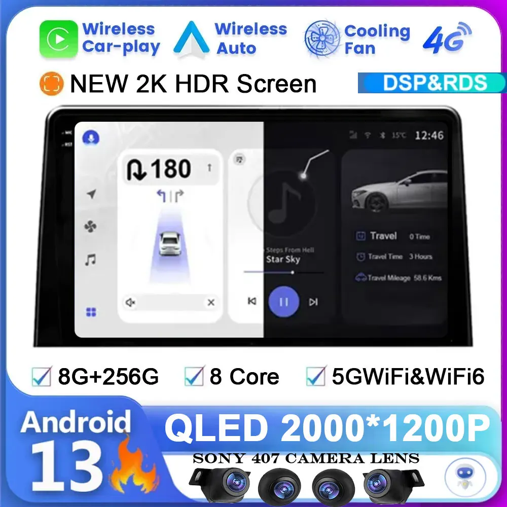 Android 13 Autoradio Carplay Lettore Multimediale Per Citroen Berlingo 2019 Peugeot Partner Rifter 2020 Per Opel Combo Navigation