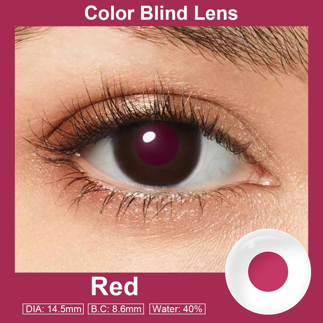 色覚異常用コンタクトレンズ、人工眼、虹彩レンズ - AliExpress 66