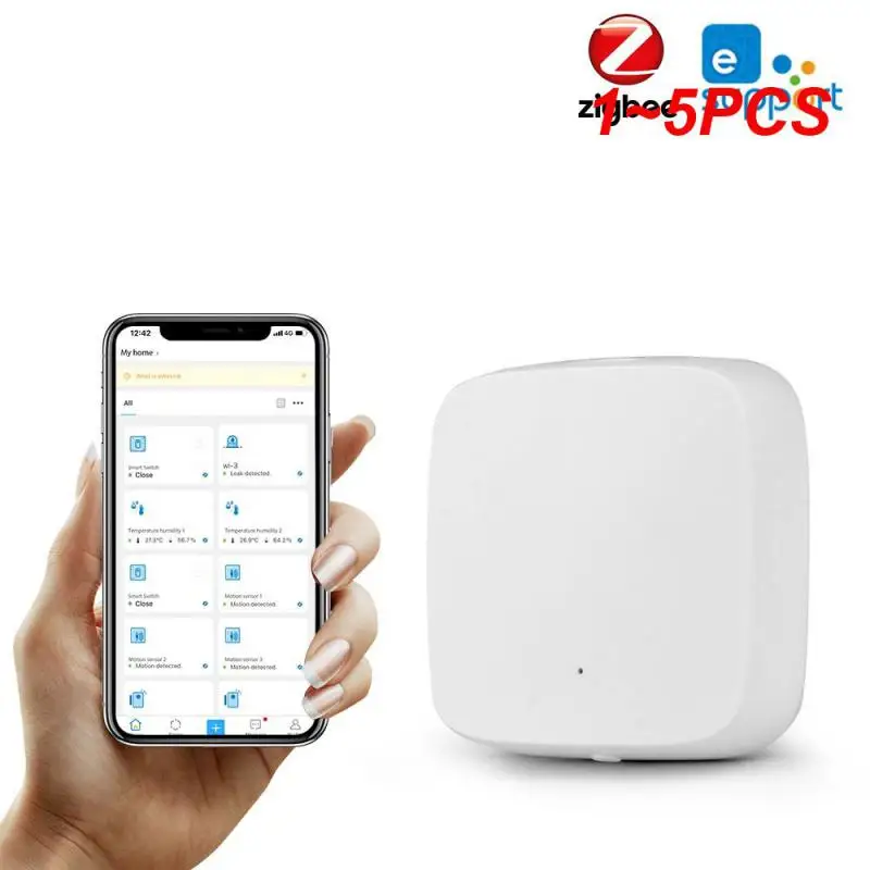 

Датчик температуры и влажности Zigbee, детектор температуры и влажности для умного дома, 1 ~ 5 шт.