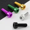 2-4X M5 Aluminum Alloy Cycling Water Bottle Holder Bolts Hex Socket Fixing Screw Bicycle Bottle Cage Screw MTB Bike Accessories 4