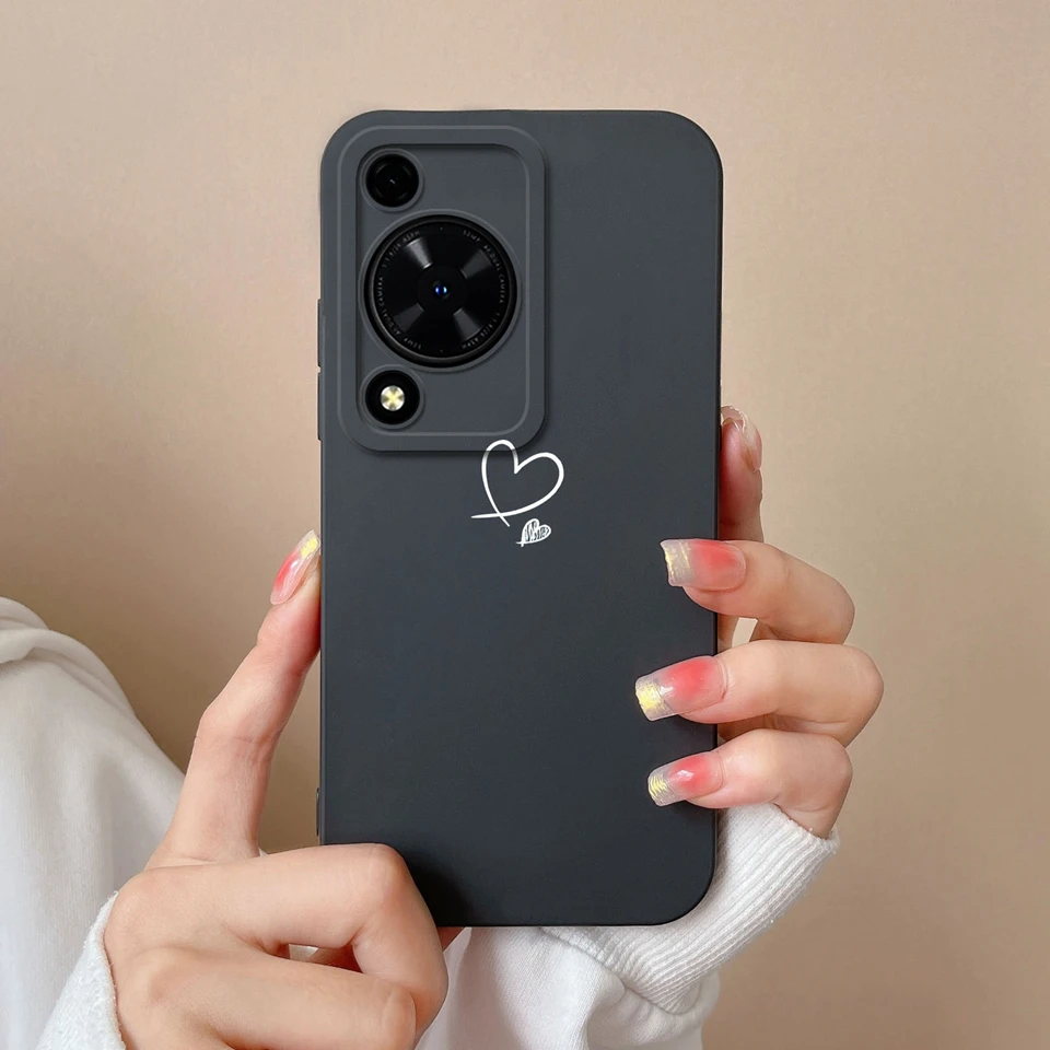 Colorful Love Heart Liquid Durable Shockproof Phone Case