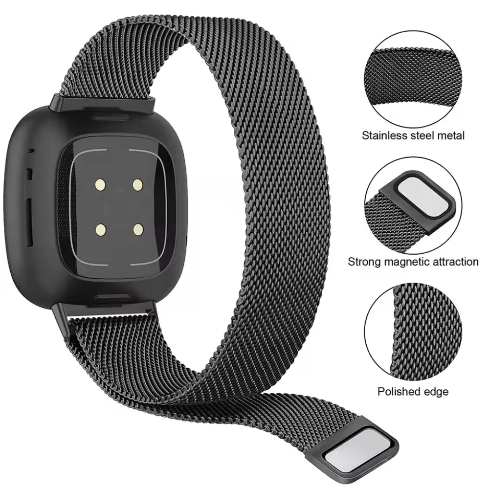 Magnetic Metal Milanese Loop Strap - Elegant Sports Bracelet Band