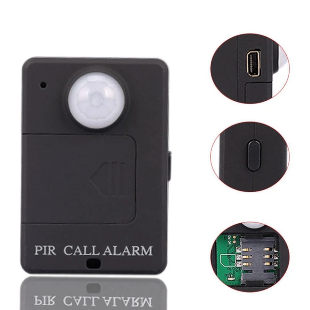 Mini GSM PIR Alarm Motion Sensor Alarm Infrared Wireless GSM Alarm Anti-Theft Motion Detector 6