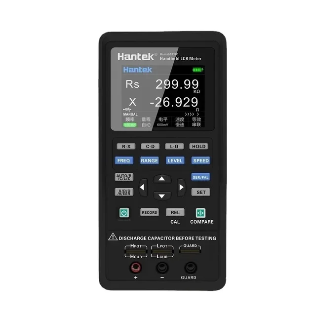 Hantek 1832C/1833C handheld oscilloscope LCR digital bridge measurement inductance capacitance resistance oscilloscope 3