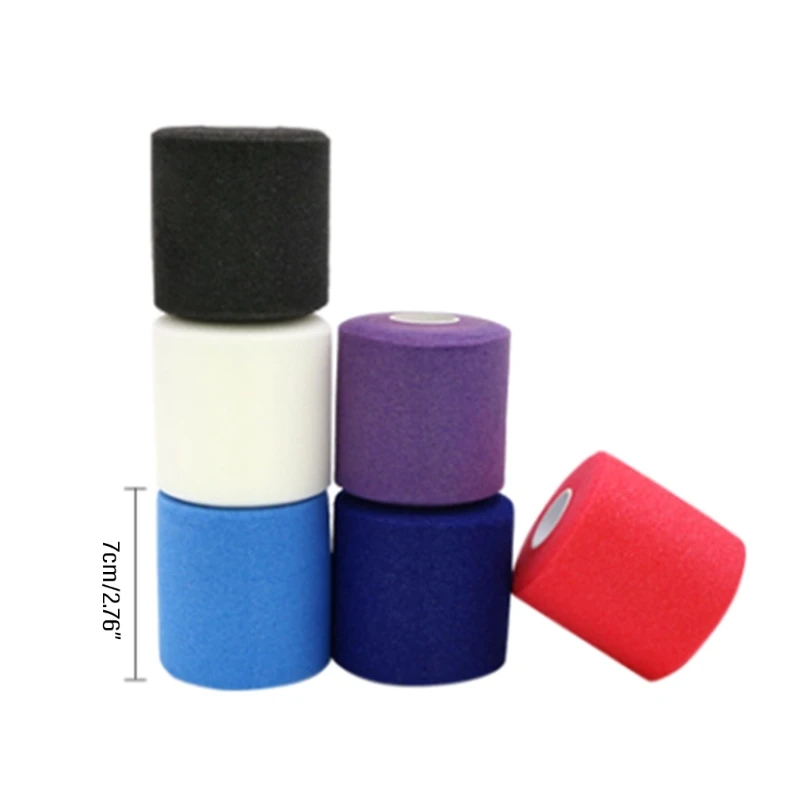Sponges Badminton Racket Grip Cushion Wrap Foams Film Tennis Racket Wrap Tape Athletic Tape Muscle Bandages 1 Roll racket grips,racket tape,badminton overgrip,sweatband grip tape,badminton racket film,badminton racket handle film