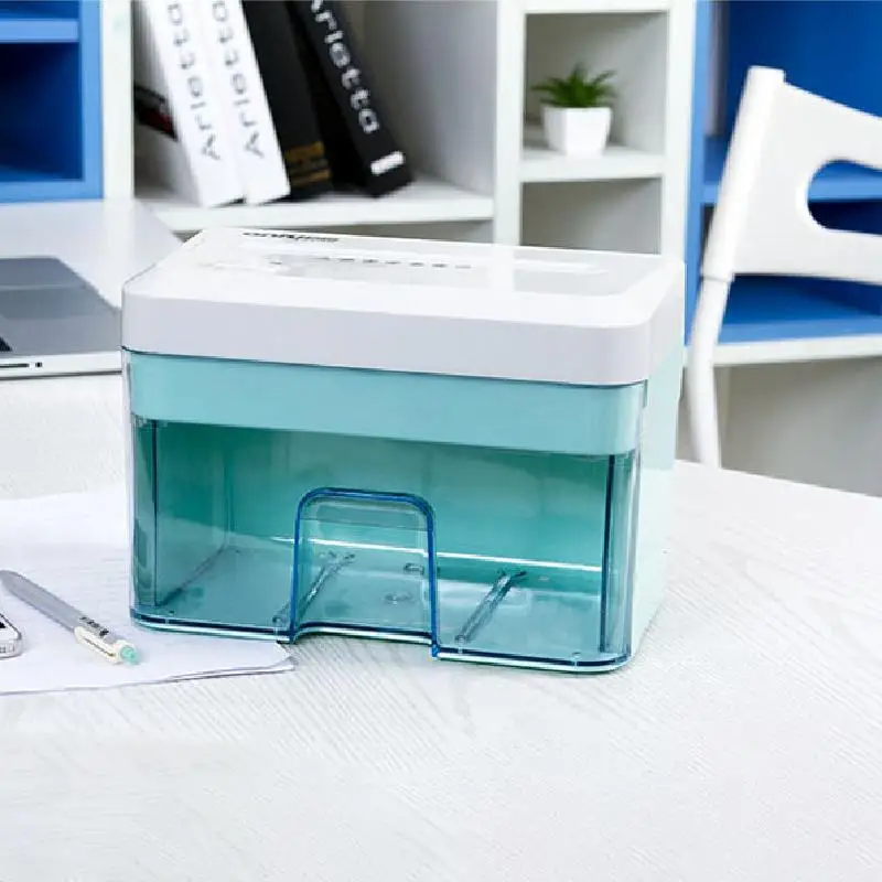 New Multifunctional Shredder Granular Mini Desktop Office Home Electric File Shredder After 2*10mm Home Office Paper