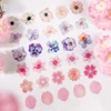 Yoofun 50pcs/roll Creative Sakura Washi Paper Sticker Tape Flower Decoration Masking Washi Tape Gift Card Journal Planner Diary 4