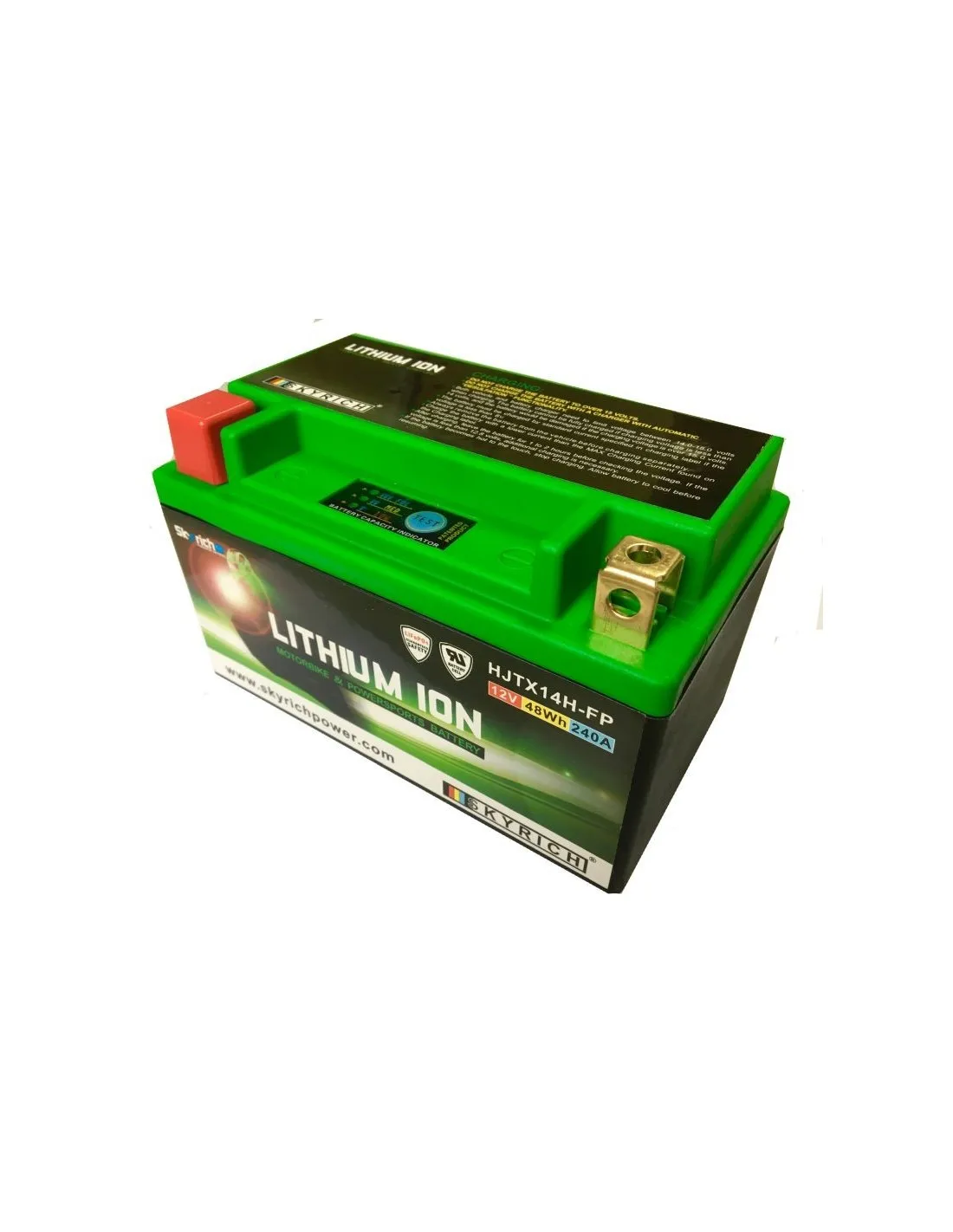 Batteria Al Litio Skyrich Hjtx14H-Fp | Ytx14-Bs | Ytx12-Bs | Yt12A-Bs | Ytx14H-Bs | Skyrich Yb12B-B2