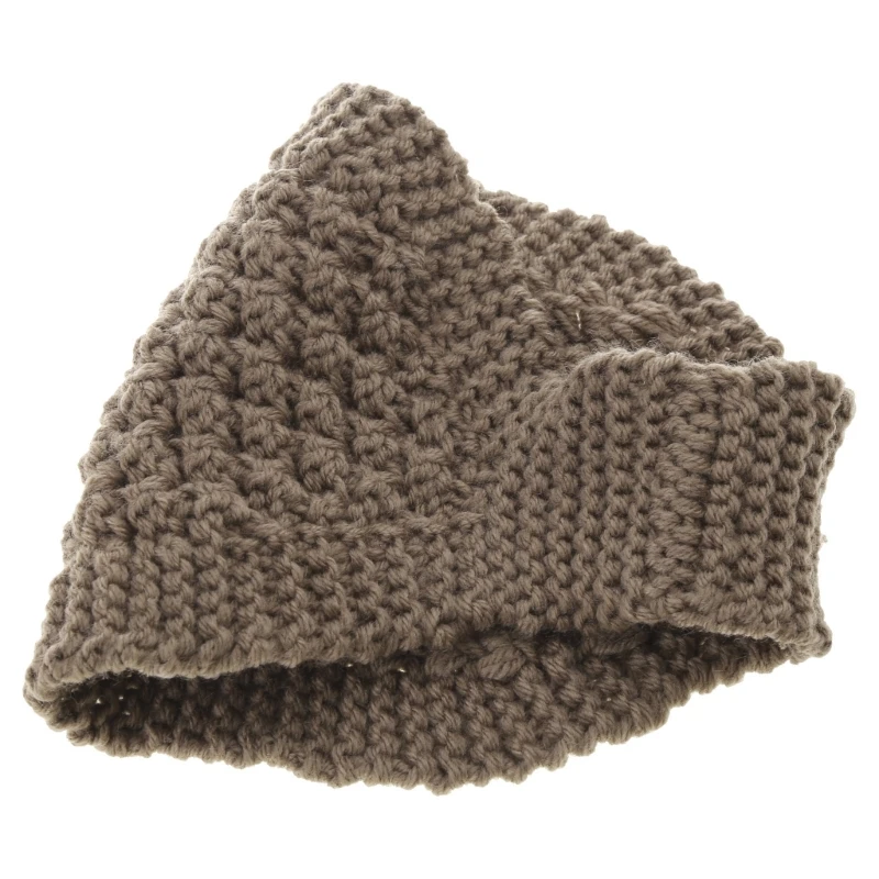 Y1UB Woman Thicken Knit Hairband Wide Headband Earmuffs Hat for Girls Shopping