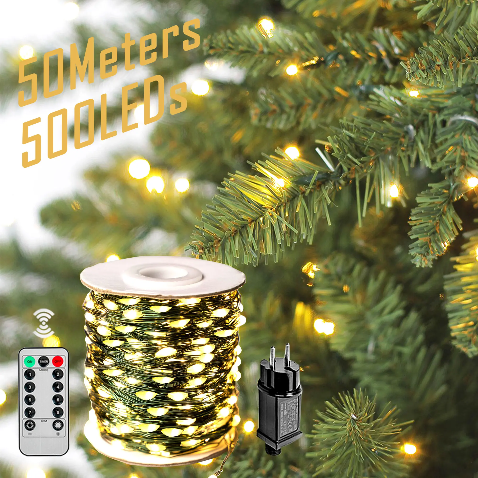 Guirlande LED étanche En Corde – 9 Mètres – Blanc Froid – Pour Camion, Stand, Magasin – Neuf