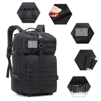 50L Man Tactical Backpacks Outdoor Traveling Bags Outdoor 3P School Pack EDC Molle Pack For Trekking Hunting Bag 6