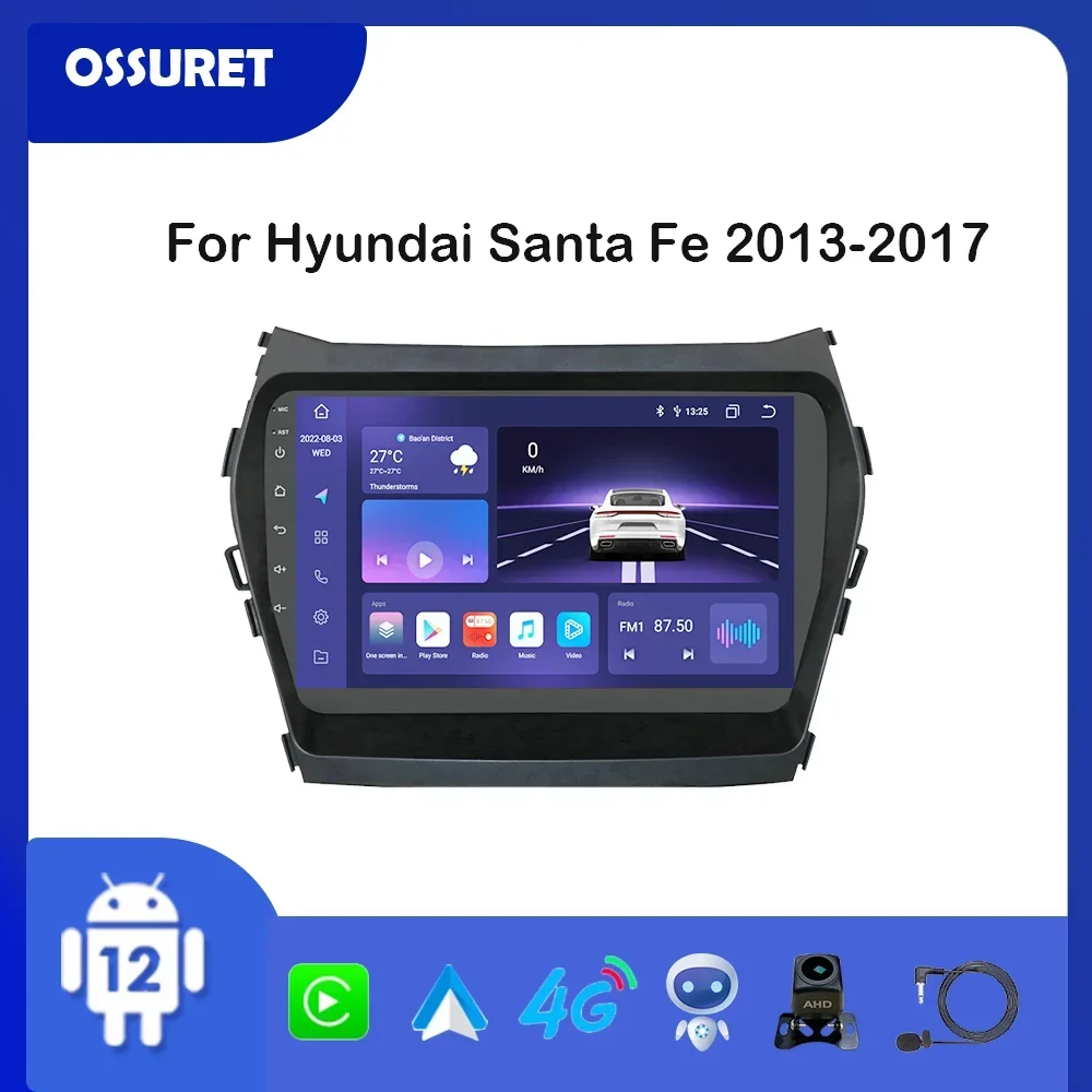 KIT Autoradio écran tactile multimédia Hyundai Santa Fe 