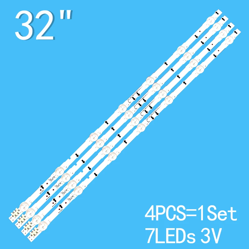 4PCS LED backlight strip 7LED for samsung LT32E310 UE32J5500 2014SVS32FHD 3228 LM41-00041K UA32H5500AJ UA32H4000AW CY-GJ032BGLVX for samsung 48 lcd tv 2014svs48f 3228 r03 l06 bn96 38891a bn96 38892a bn96 330453a bn96 30418a cy gh048bglv4h hg48ad670cjxxz