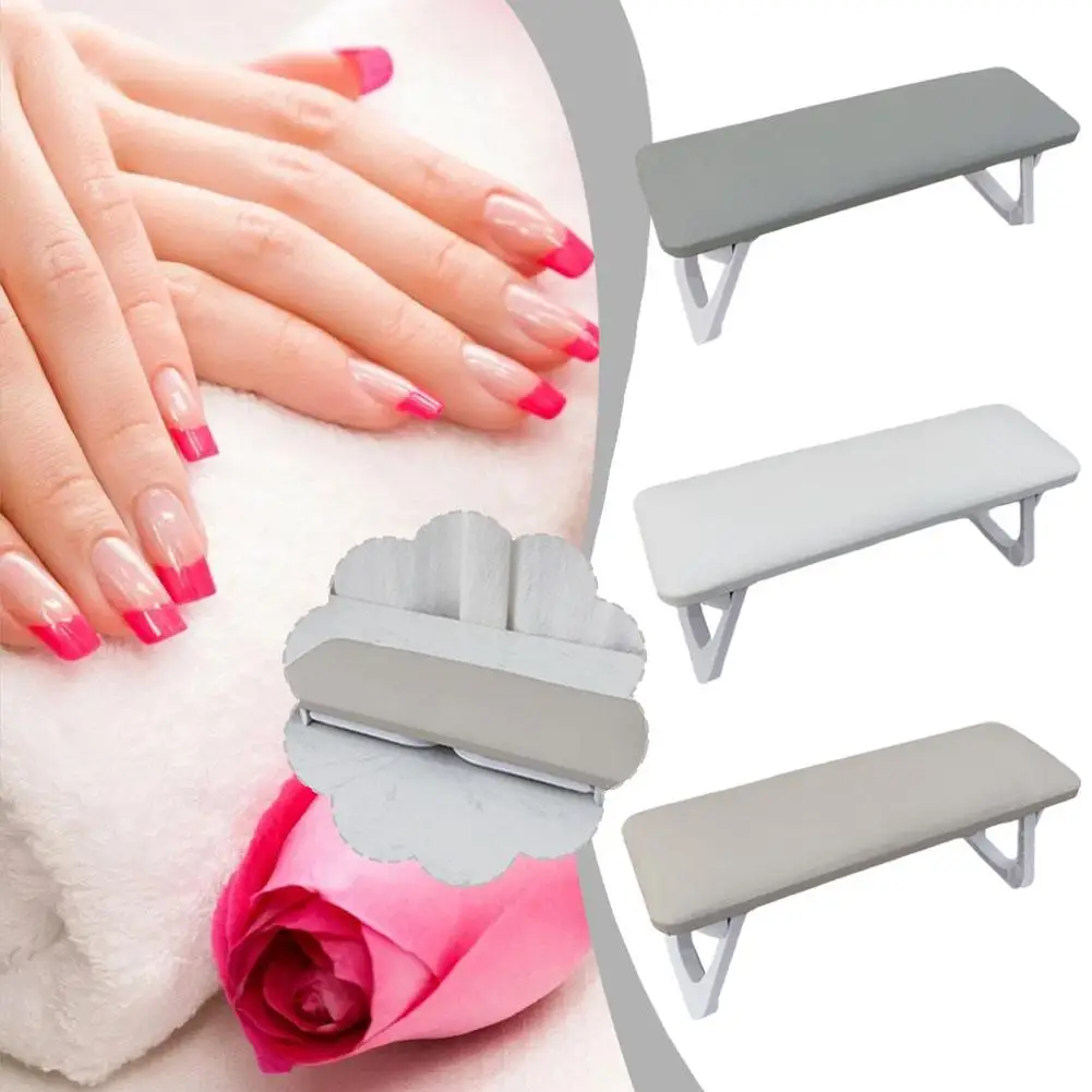 Nail Art Hand Pillow Set Cushion Arm Rest Stand Tool Rack For Manicure Salon