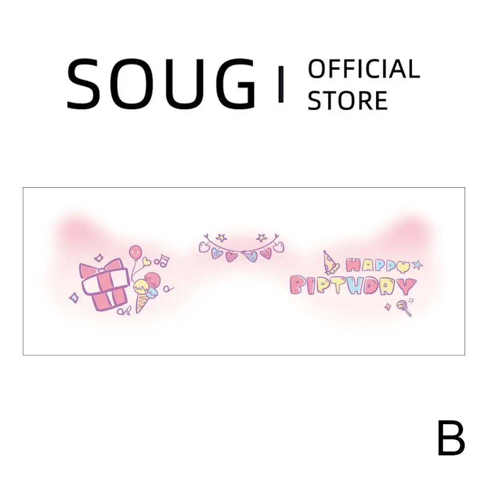생일 메이크업 블러쉬 문신 스티커 소녀 파티 메이크업 스티커 문신 스티커 블러쉬 벨 문신 휴일 블러쉬 Sti J8R2