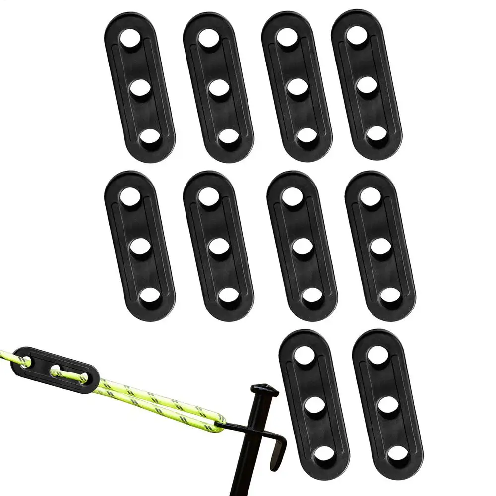 3 Löcher Zelt Wind Seil Schnalle 10PCS Zelt Abspann Spanner Feste Schnalle Winddicht Baldachin Zubehör Für Outdoor Camping wandern – Detail 12