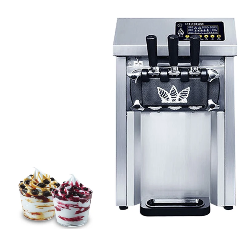 

PBOBP Most Popular Ice Cream Machine Desktop Soft Ice Cream Makers Factory Price Yogurt Ice Cream Machine
