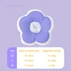 HOOPRT Cat Flower Elizabeth Cotton Neck Pet Collar Adjustable Anti-Bite Surgery Cute Solar Flower Neck Cone Beauty Head Cover 5