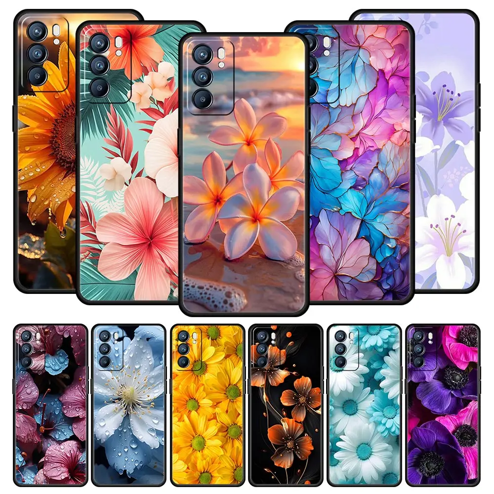 Elegant Floral and Leaf Design Phone Case