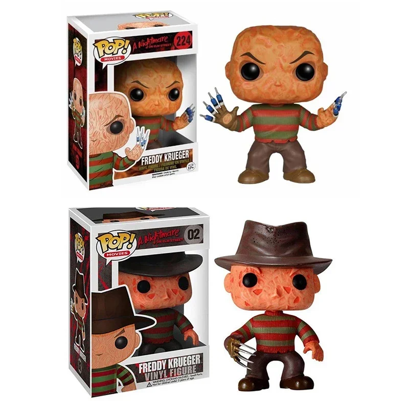 Funko Pop Nightmare Street Vinyl Figure #224 #02 Su Elm Freddy Action Figure Toys Collezionisti Bambole In Vinile Regali Per Bambini