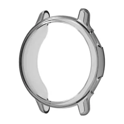 Transparent TPU Protective Case Cover for Garmin Vivoactive Smartwatch (Black)