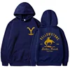 Classic Fashion Yellowstone Dutton Ranch Printed Hoodies for Men and Women Buttoned Hoodied Jersey Sweatshirt Tops 6