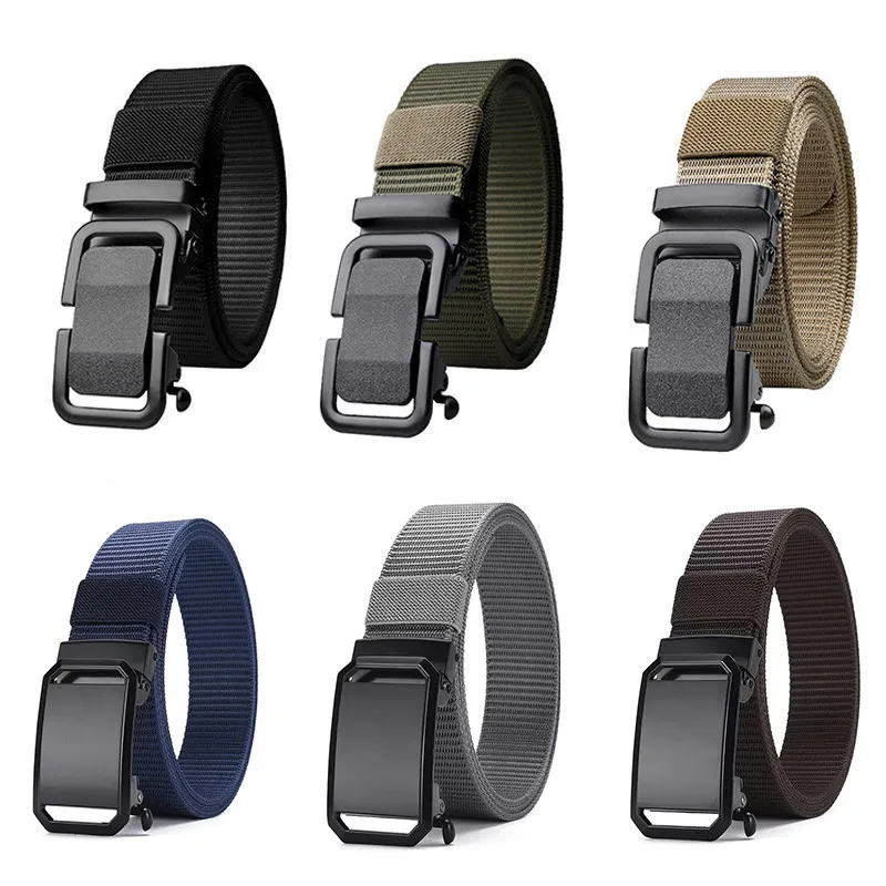 

Новые нейлоновые ремни для мужчин, автоматическая пряжка, быстросъемный беззубчатый наружный охотничий военный тактический ремень высокого качества, 남가벨트