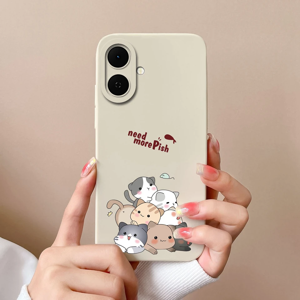 Cartoon Astronaut Cactus Anti-Fingerprint Creative Back Cover Case
