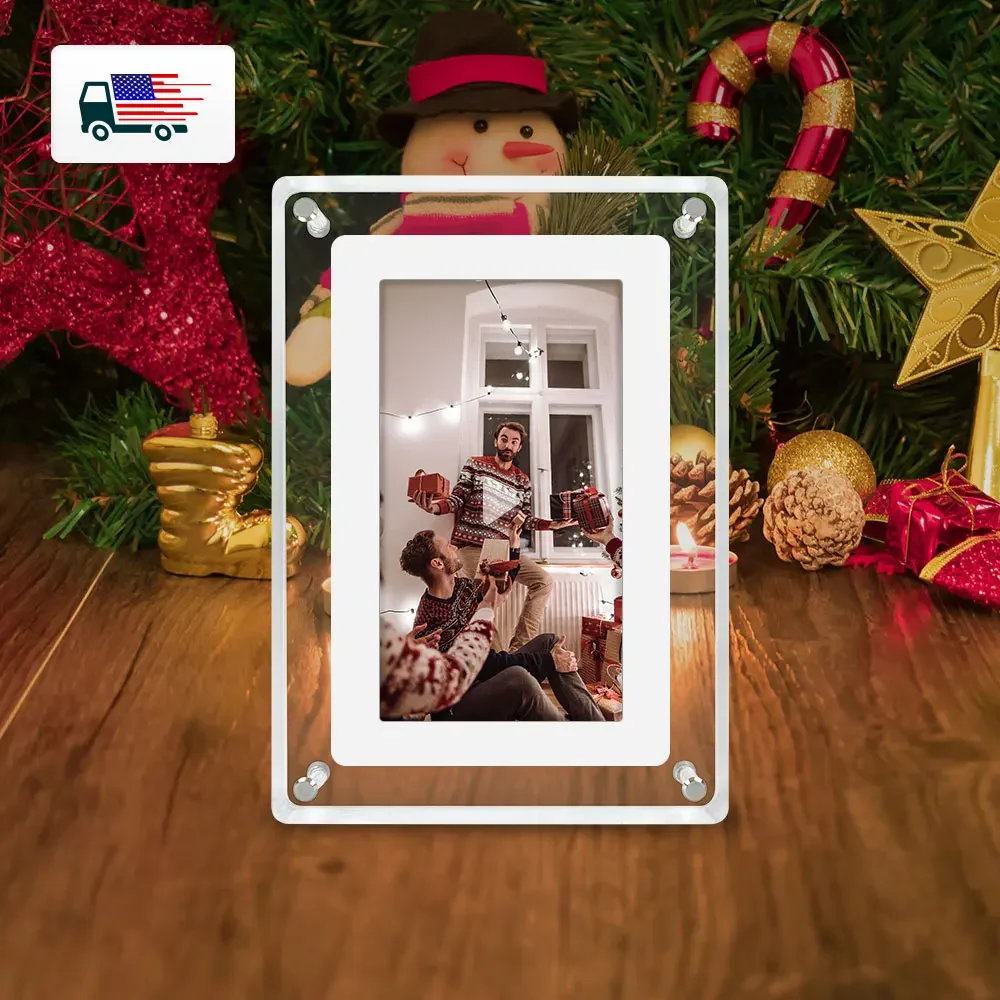 7 Inch HD Transparent Acrylic Frame NFT WIFI Digital Photo Frame With 7-inch-hd-transparent-acrylic-frame-nft-wifi-digital-photo-frame-with