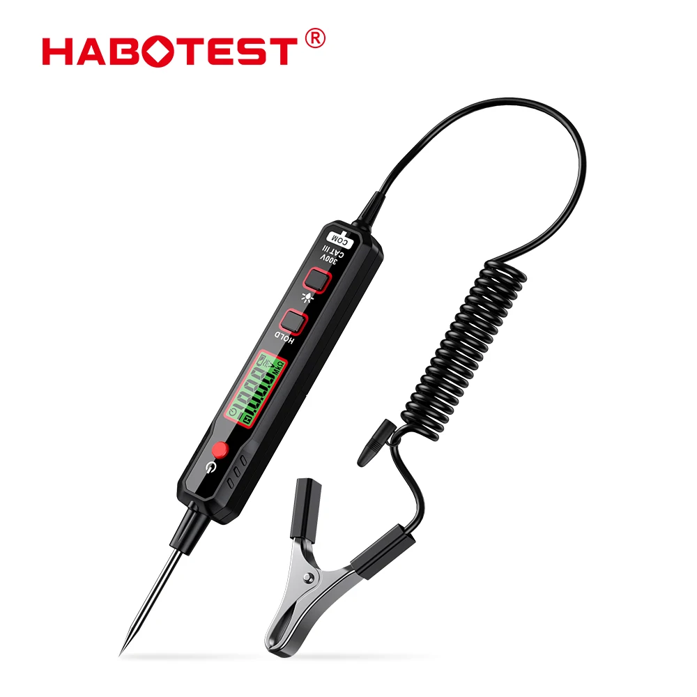 HABOTEST Digital Multimeter 300V AC DC Digital Voltage Detector Electrician Tools Pen Shaped
