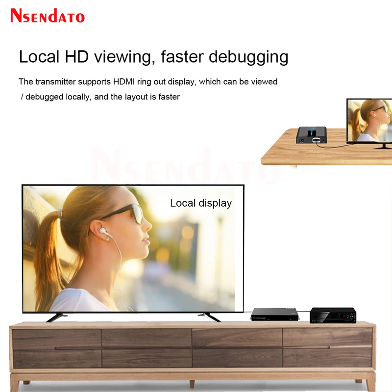 LKV714Pro-V2.0 LKV712Pro-V2.0 4K 60Hz HDMI POE Extender Over RJ45 30M HDMI Video Transmitter and Receiver Splitter Kit with Loop