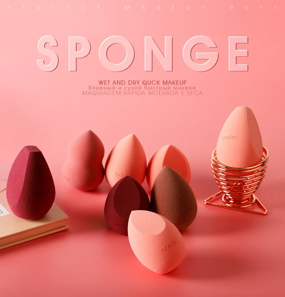 Description Picture 2 of itemIMAGIC Beauty Sponge Face Wash Puff Gourd Water Drop Wet And Dry Makeup Tool