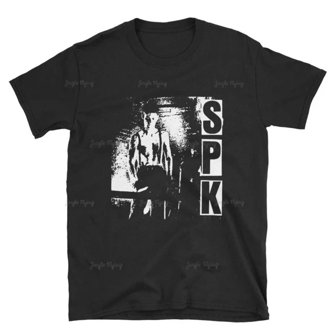 Spk Limited Edition Classic Black Tribute Top T-Shirt Unisex Meme Art Omaggio Tribute Estetica Tee