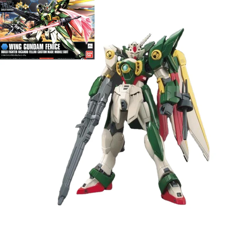

Оригинальная Сборная модель Bandai HGBF 1/144 Wing Gundam Fenice Gunpla, экшн-фигурка аниме, Игрушечный мобильный костюм, Новинка для детей