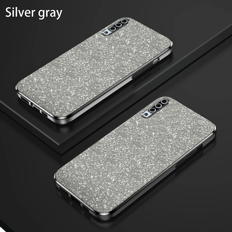 Luxury Electroplated Glitter Soft TPU Phone Case - Transparent Back Cover