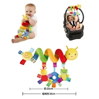 Berceau de bébé suspendus hochets jouets siège de voiture jouet doux Mobiles poussette berceau lit spirale jouet landau suspendus poupées pour bébés nouveau-né cadeau 4