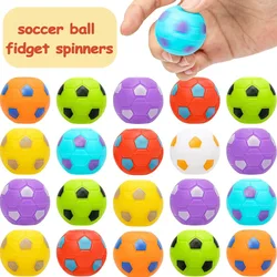 Soccer Ball Fidget Spinner Toy - Party Favors & Stress Relief - 20pcs (Random colors)