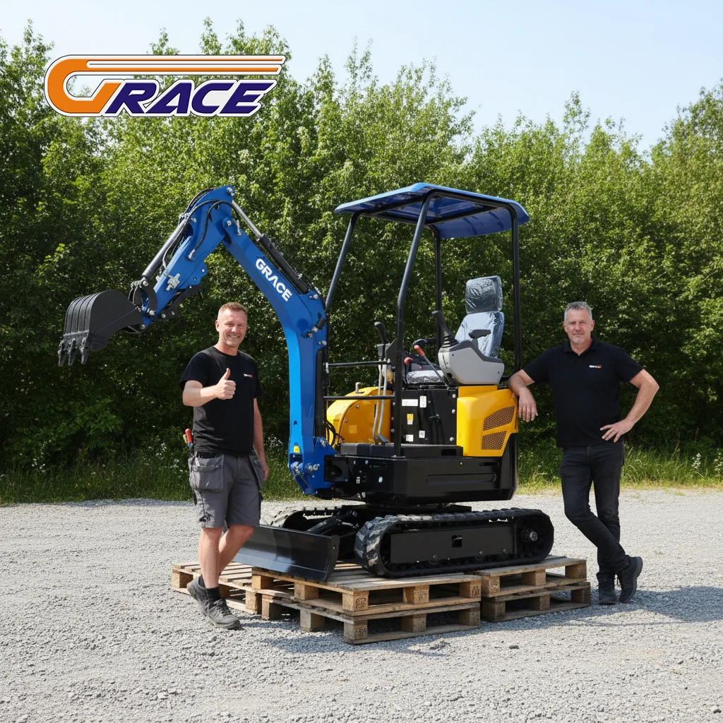 3,5 Tonnen kleiner Bagger Kubota-Motor EPA-zugelassener Raupenbagger mit Anbaugeräten