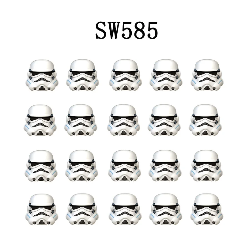 Lot De 5 Figurines Stormtroopers Star Wars - Taille 3,75 Pouces (1:18) - Vintage The Clone Wars