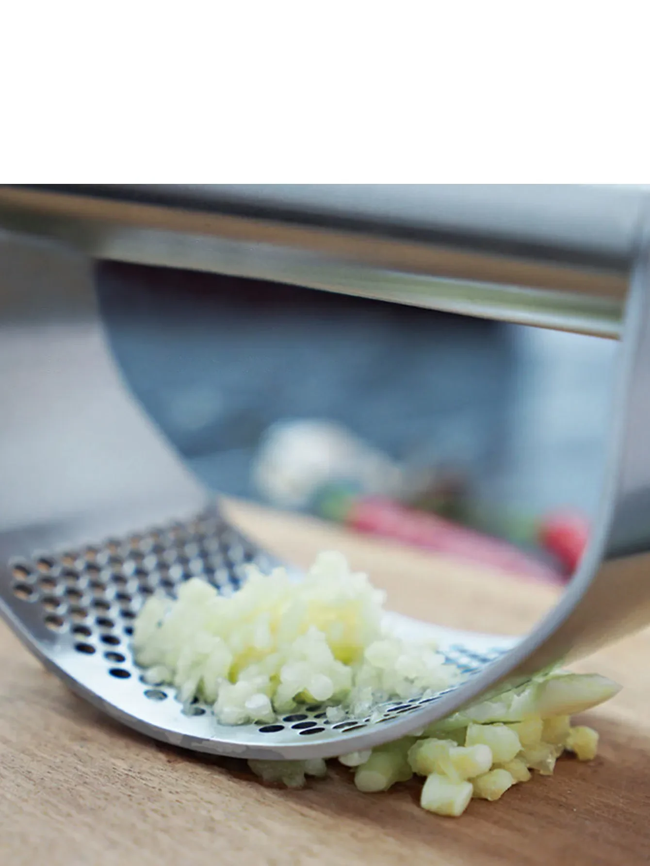 Garlic Mincer Manual Stainless Steel Garlic Crusher Press for Fruits & Vegetables Kitchen Food Processor Tool