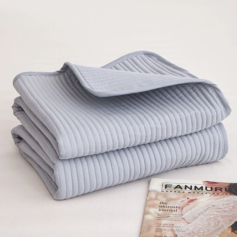 3PC quilted solid color patterned mattress cover Bedroom dormitory washable machine washable (pillowcase included)