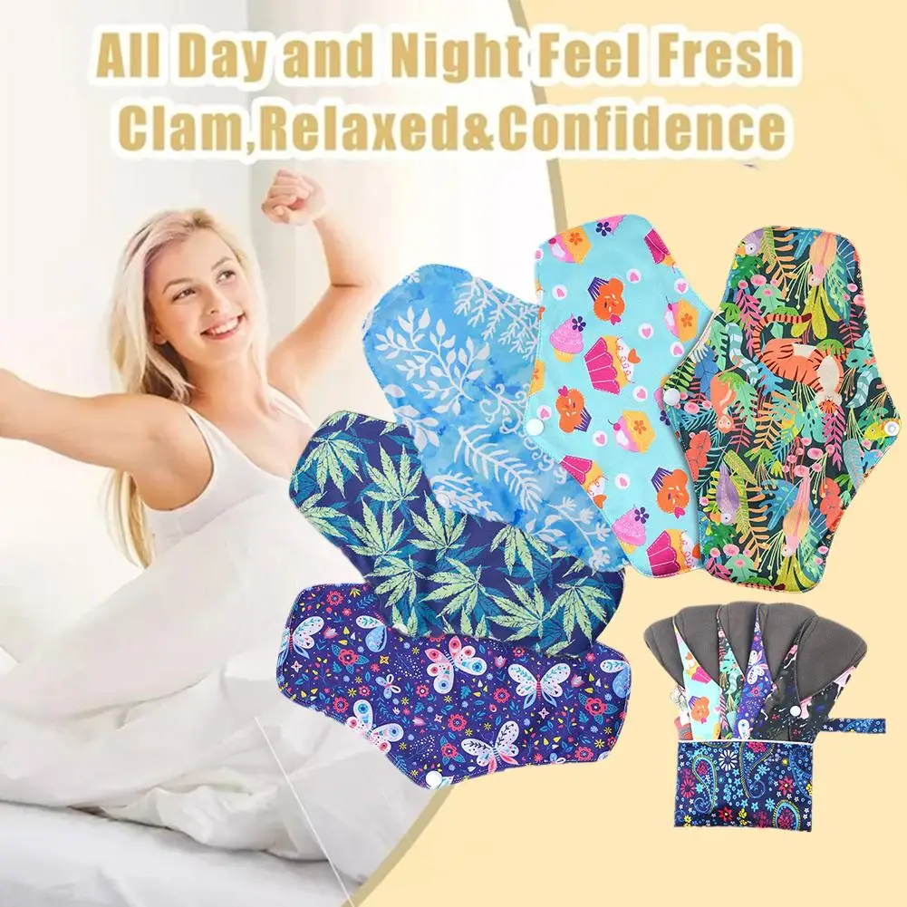 

Daily Pads For Monthly Reusable Gaskets Sanitary Pad Pouch Panties For Periods Absorbent Menstrual Panties Women To Towels K3C1