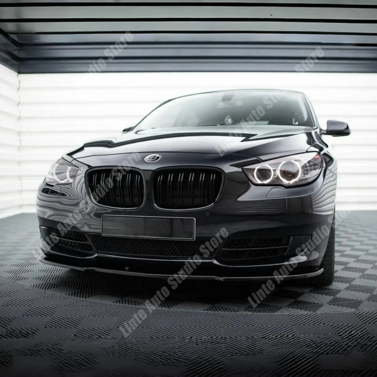 BMW 5 그란 투리스모 F07 GT 2009-2017 520i 520d 530i 530d 535i 535d 550i 바디킷 튜닝용 ABS 프론트 범퍼 립 스포일러 스플리터